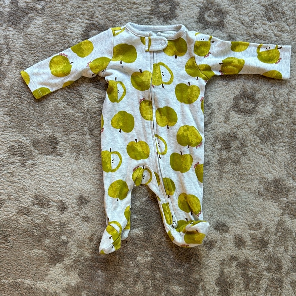 Carters apple pajamas